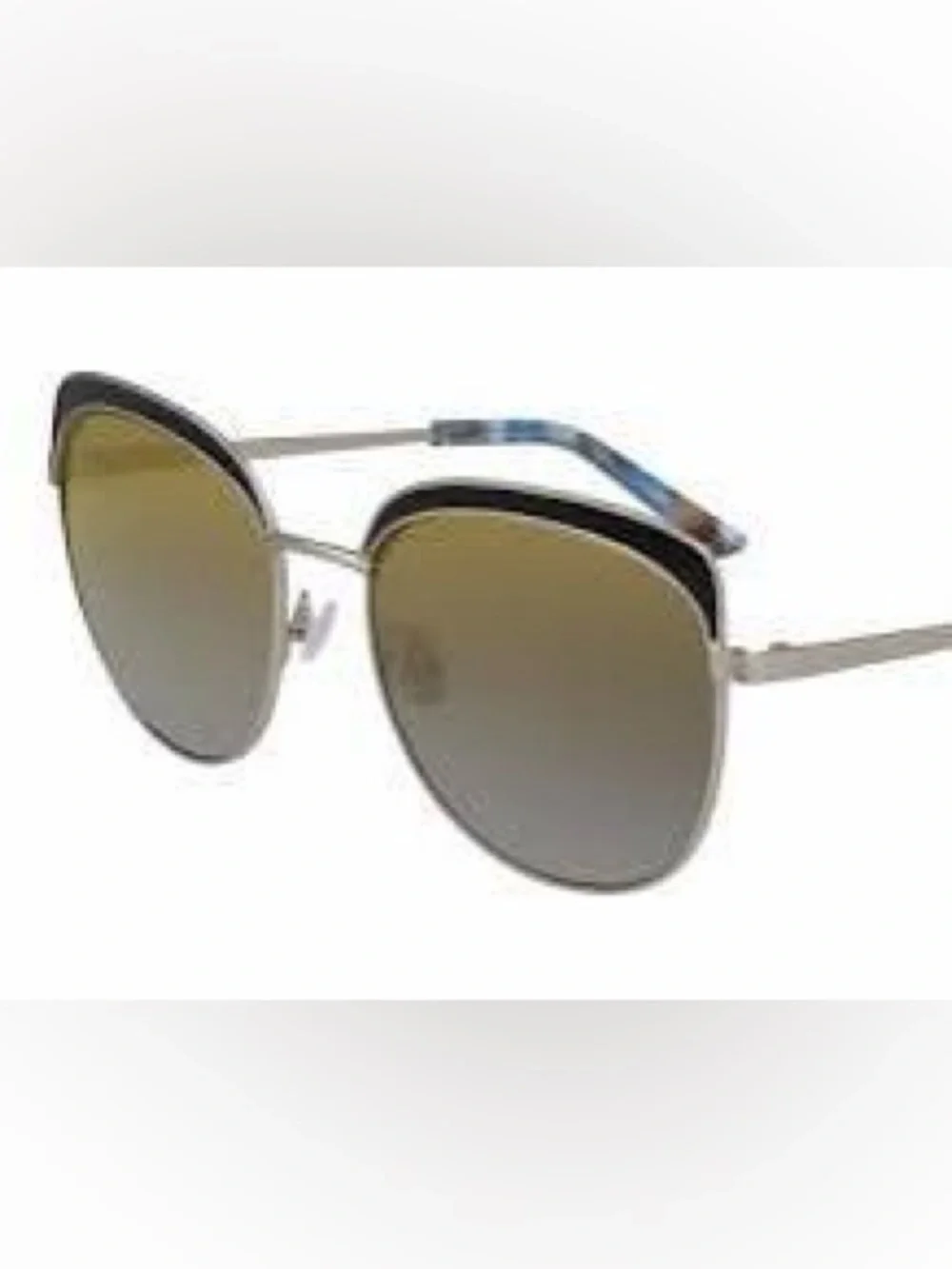 73. NEW bebe Gold Frame Sunglasses with Black Trim and Brown Lenses